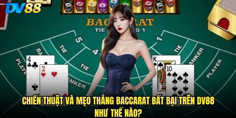 Baccarat tại DV88 có tỷ lệ thắng cao và công bằng không? 3 Chiến thuật và mẹo thắng Baccarat bất bại trên DV88 như thế nào?