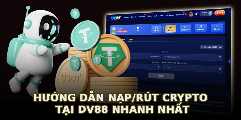 nạp/rút tiền bằng crypto